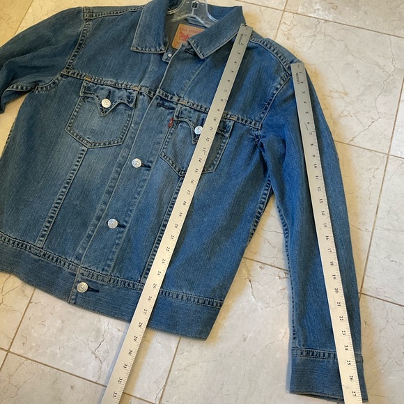Levis Type 1 Denim Men’s Jacket Size XL, Great condition, Western Yoke & Details - Picture 16 of 16
